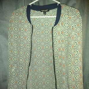 Sheer pattern sweater